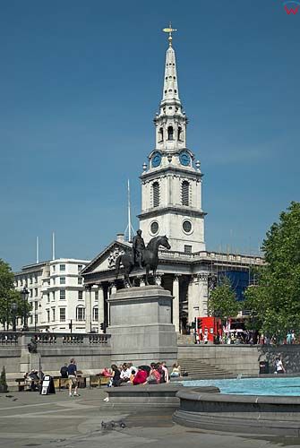 Londyn, St. James plac Trafalgar Square 